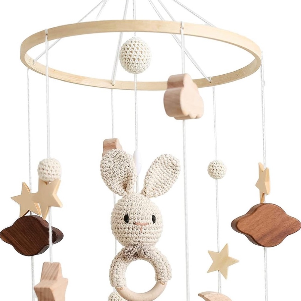 Crochet Bunny Baby Mobile